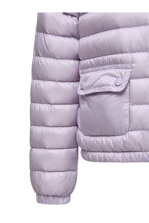 giubbotto in poliestere lilla MONCLER KIDS | L19541A00032597YF509